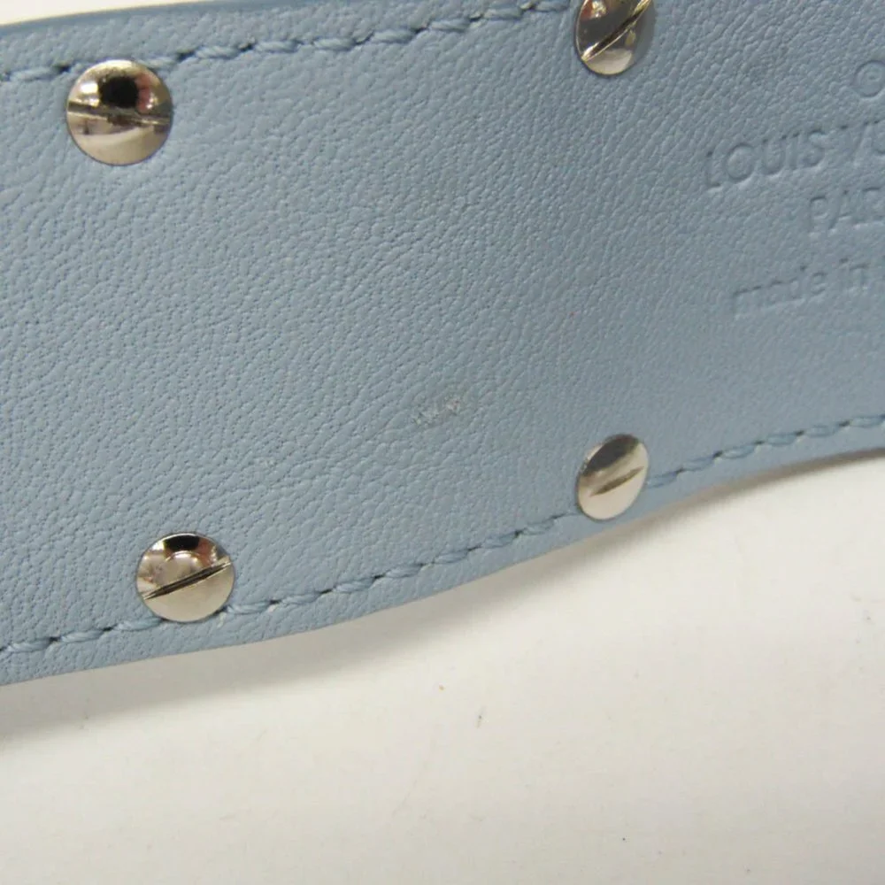 LOUIS VUITTON Blue Leather Bracelet - Picture 8 of 11
